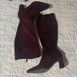 DKNY suede Burgundy Boots
